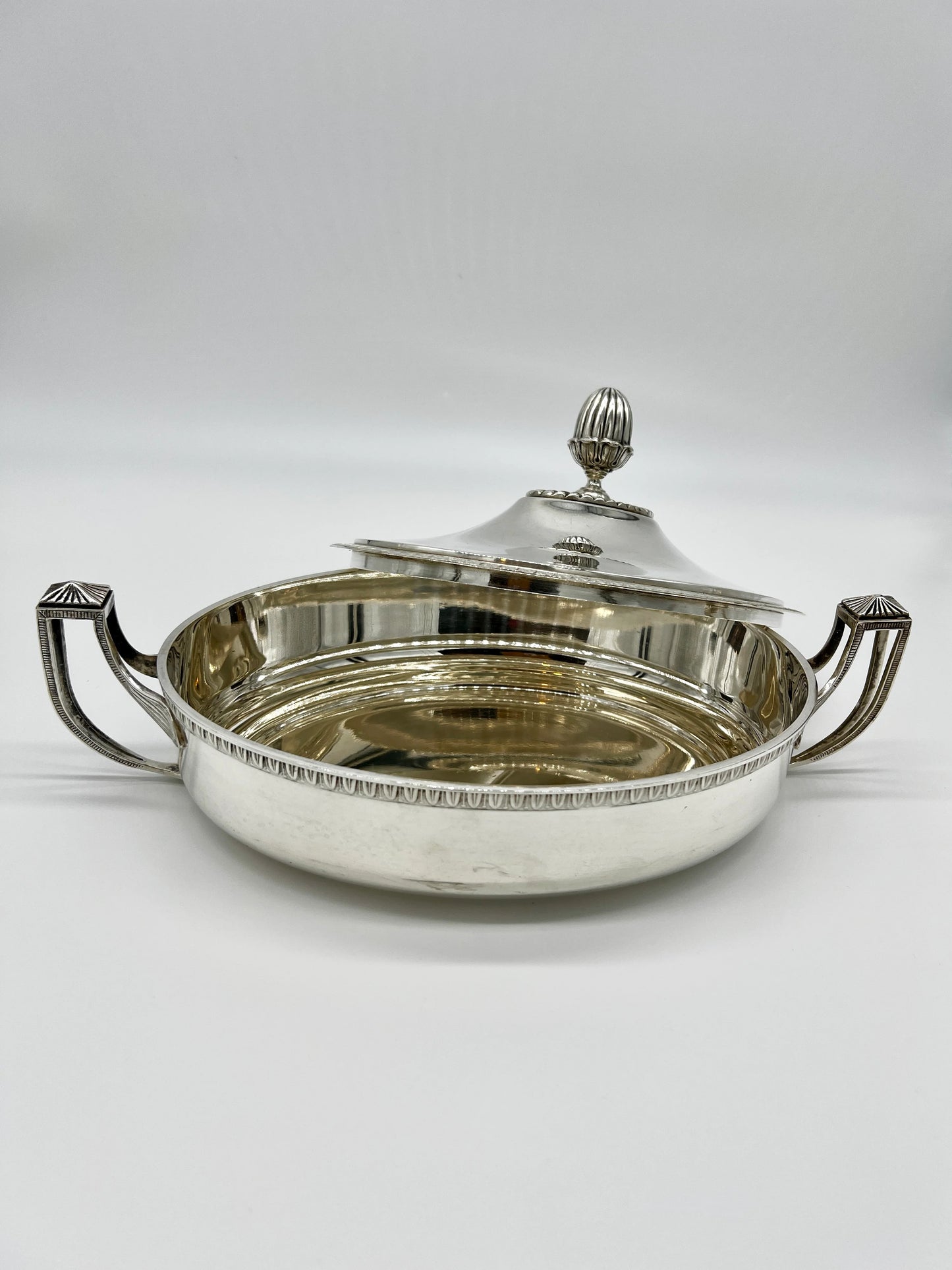 Silver Antique Vegetable Dish