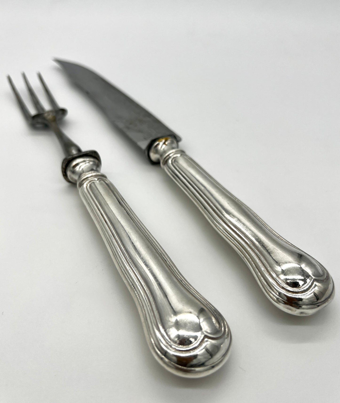 Silver Plated Carving Set