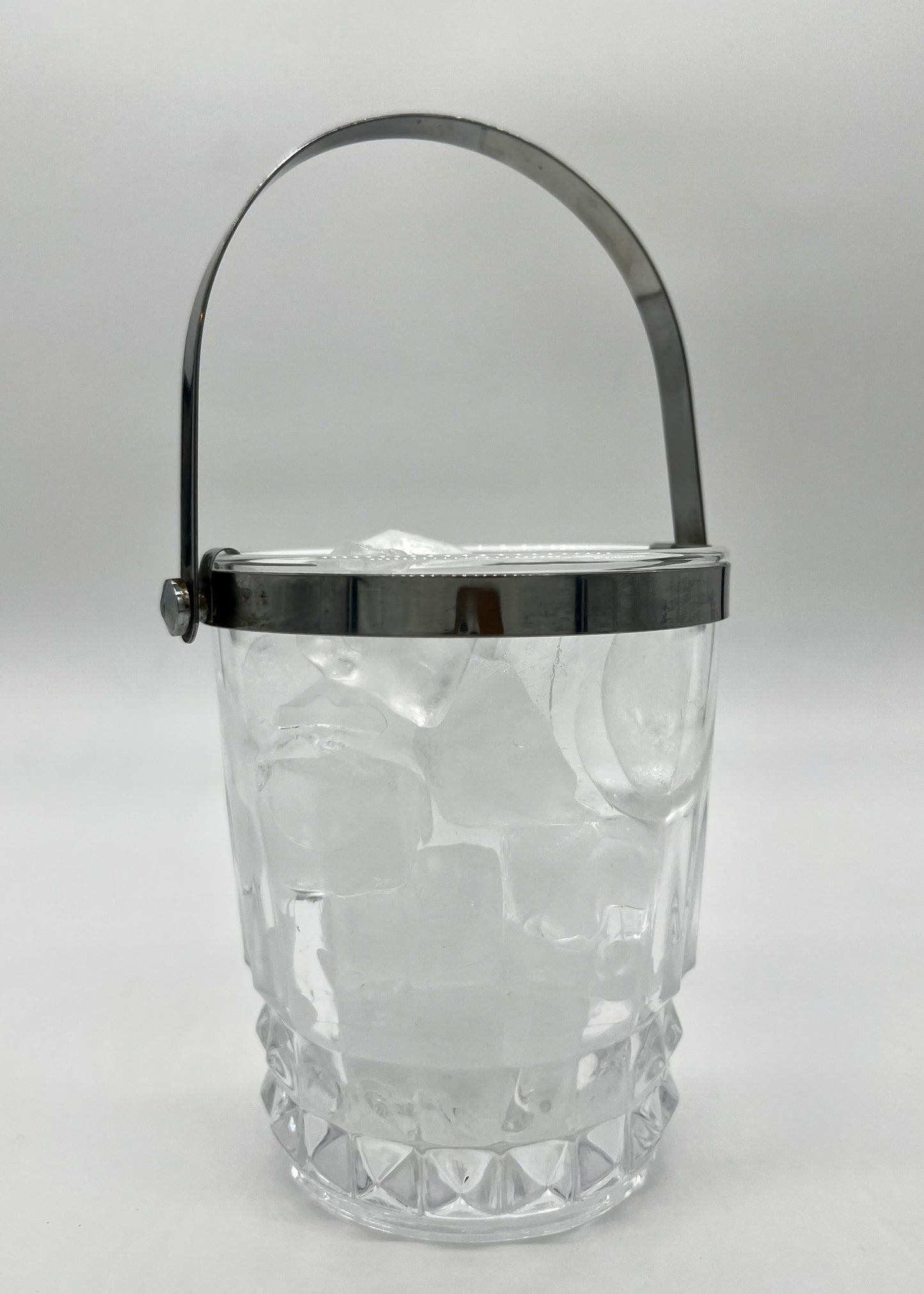 French Antique Crystal Ice Bucket