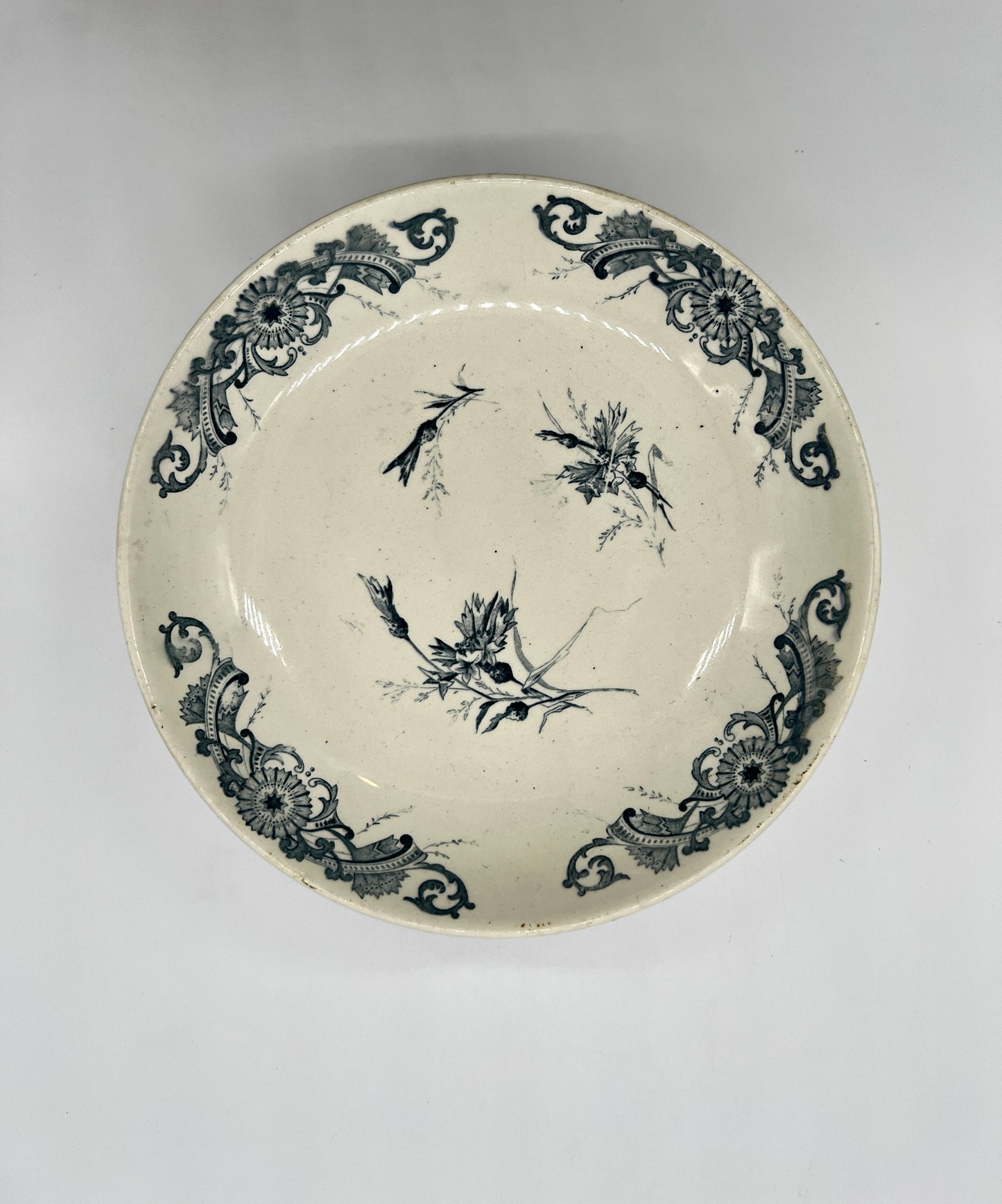 French Antique Terre de Fer Compotier