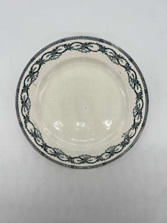 Antique Terre de Fer R&A Salins Recamier Compotier