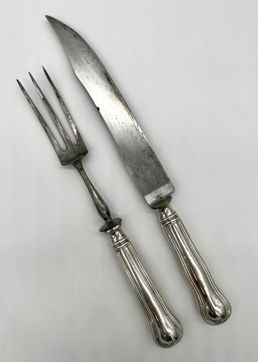 Silver Plated Carving Set